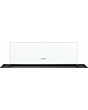 Bosch DDW88MM60B 80cm Glass Draft Hood, clear glass design, New GuidedAir, hob hood control, Home Co