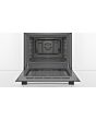 Bosch HHF113BA0B 59.4cm Built In Electric Single Oven With 3D Hot Air - Black