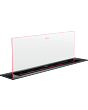 Neff I88WMM1S7B 80cm Worktop ventilation, clear glass with Ambient Light, seamless installation opti