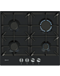 Neff T26CIP8S0 60cm, 4 burner, Optimised FlameSelect, 2 Dishwasher suitable cast iron pan supports, 
