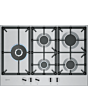 Neff T27CIS8N0 75cm, 5 burner, 5.0kW Wok burner, Optimised FlameSelect, 3 Dishwasher suitable cast i