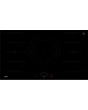 Neff T69FHV4L0 90cm Flex Induction Hob, Twist Touch Control, 2xFlex + 32cm triple zone, Extended Fry