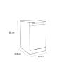 Sensis DWF0110SLEW Slimline Dishwasher - White - 10 Place Settings