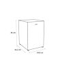 Sensis RFUCF01L54EW 54.8Cm Undercounter Larder Fridge - White