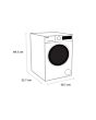 Sensis WDF018514AW 8Kg/5Kg 1400 Spin Washer Dryer - White 