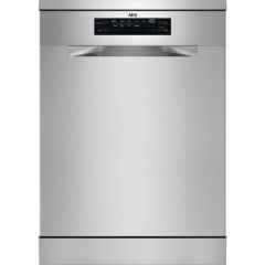 AEG FFB75727PM 
Freestanding 60cm GlassCare dishwasher, 14ps, B, 44dB, 11L, Button control UI, 9 Pro