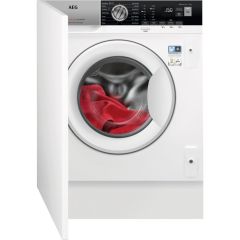 AEG L7FE7261BI 
Integrated Washing Machine. 7kg wash load, 1200rpm spin speed, 3 digit LED display, 