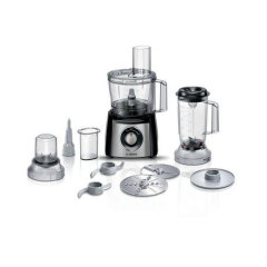 Bosch MCM3501MGB MultiTalent 3 Compact 800W Food Processor - Black + Stainless Steel