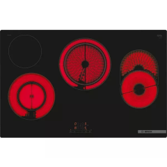 Bosch PKH811BB1D 80cm Electric Ceramic Hob Black