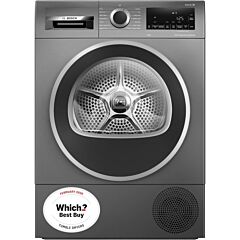 Bosch WQG245R2GB Capacity 9kg, Heat Pump, SelfCleaning Condenser, Hygiene Plus, Half Load, AutoDry, 