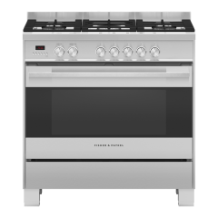 Fisher & Paykel 90cm Dual Fuel Cooker with 5 Burners