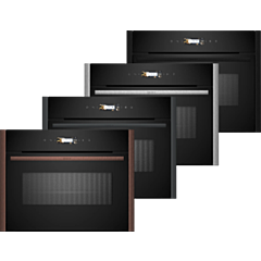 Neff C29MR21Y0B Flex Design compact oven with MW, Electronic, 3.7" Premium Full Touch TFT Display, 1