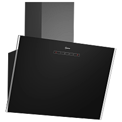 Neff D63IDK1S0B 60cm, Angled Chimney Hood, Touch Control, LED Lights. Standard Recirculation Kit: Z5