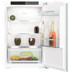 Neff KI1212FE0 87x54 built in fridge, FreshSafe, 4 glass shelves, LED light, fixed hinge