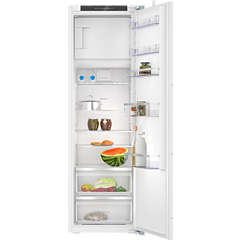 Neff KI2822FE0G 177x54.1 built in fridge with 4* ice box, FreshSafe 2, FreshSafe, LED Light, 5 glass
