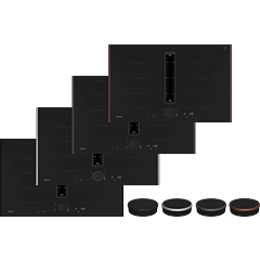 Neff V68YYX4C0 Flex Design, 80cm Venting Hob, 2 x Flex + Ventilation, Twist Pad Flex, Favourite Butt