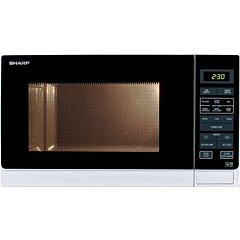 Sharp R372WM 25 Litre Solo Microwave - White