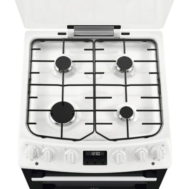 AEG CKX6540ACW
Dual fuel 60cm Double Oven with Thermaflow® fan operated main oven and conventional