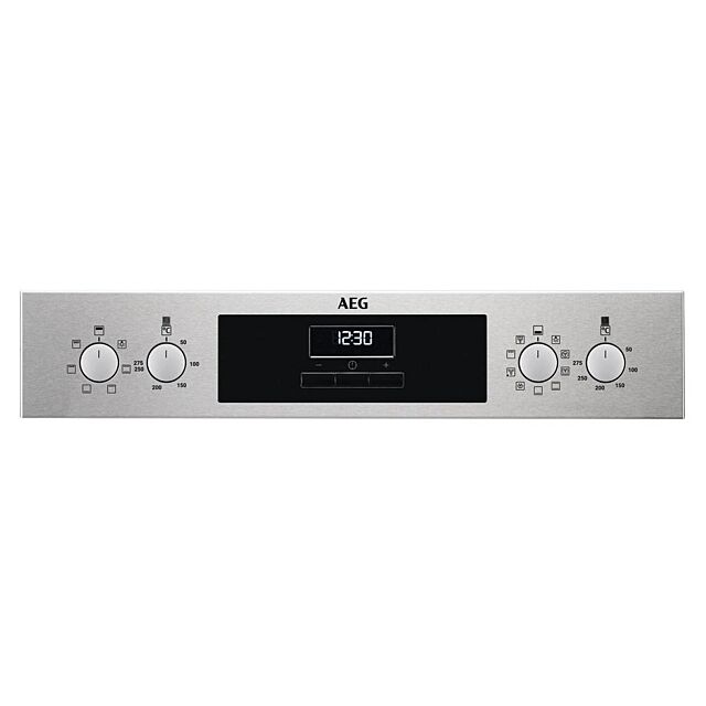 AEG DEX33111EM 59.4cm Built In Electric Double Oven - Stainless