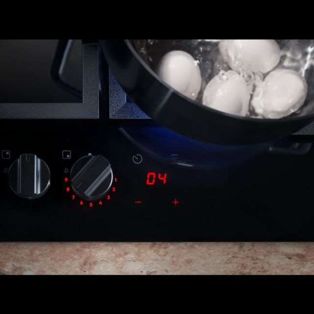AEG HKB64450NB 60cm Gas Hob - Black