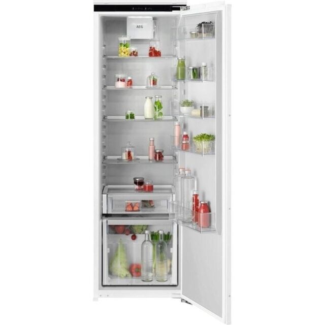 AEG NSK6D181EC 
In Column, 6000, Cabinet Larder, Fridge E energy, DynamicAir, ExtraZone, Fixed Hinge