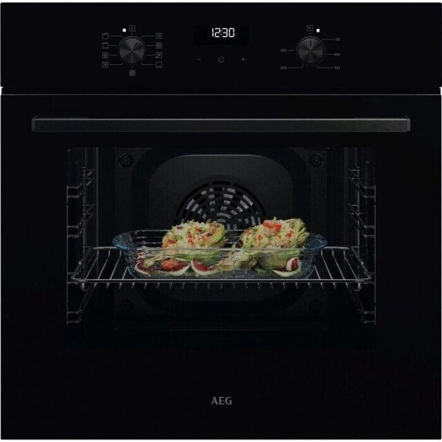 AEG OU5AB20CK 
SurroundCook Multifunction oven, Retractable rotary controls, Clock, minute minder an
