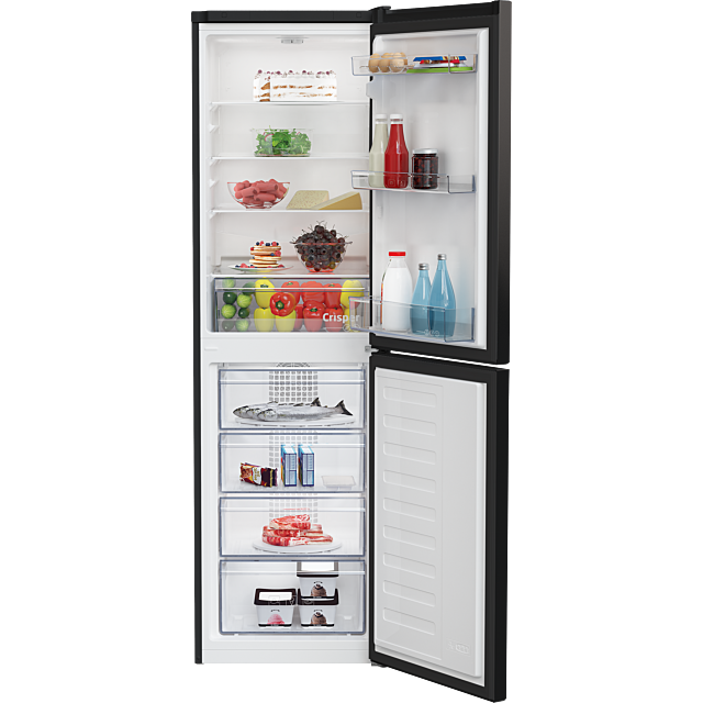 Beko CCFM4582B 54cm 50/50 Frost Free Fridge Freezer - Black