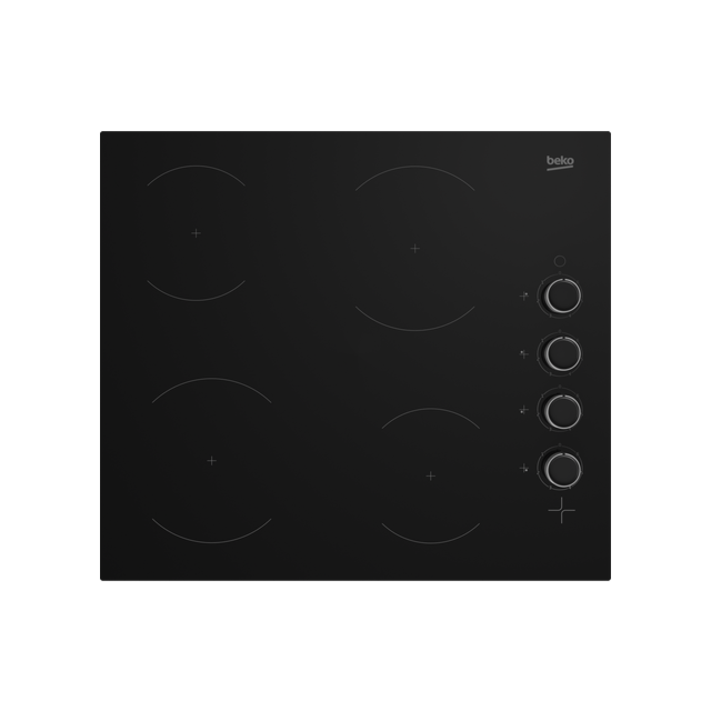 Beko CIHYV21B 58cm Ceramic Hob - Black