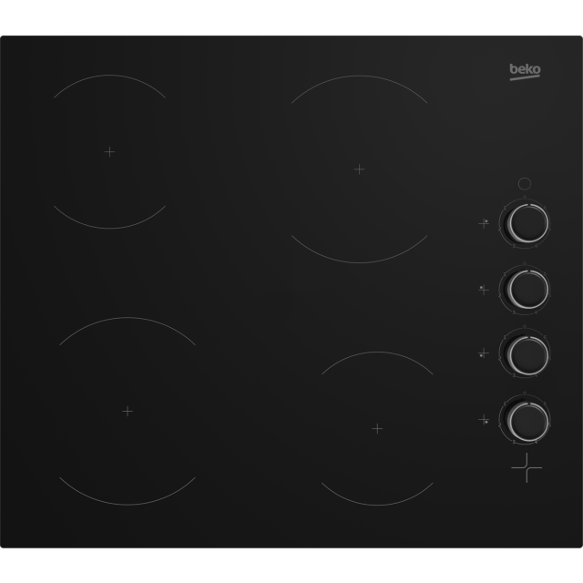 Beko CIHYV21B 58cm Ceramic Hob - Black
