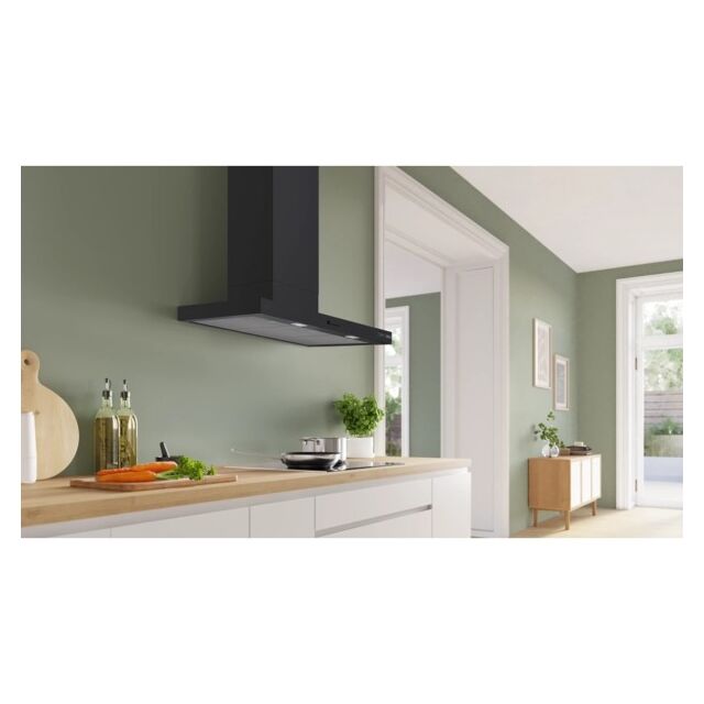 Bosch DWB96BC60B 90cm wide, Box Design, push buttons, 3 speeds + intensive, LED lights. Optional Cle