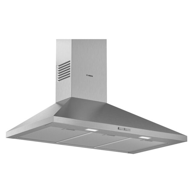 Bosch DWP94BC50B 90cm wide, Pyramid Design, push buttons, 3 speeds, LED lights. Optional Standard Re