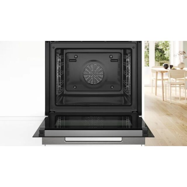 Bosch HRG7764B1B 59.4cm Built In Electric Single Oven - Black