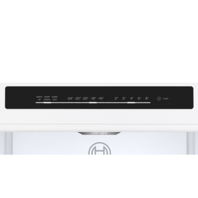 Bosch KGN362WDFG 60cm 60/40 Frost Free Fridge Freezer - White
