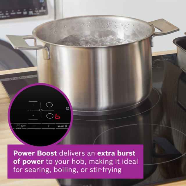 Bosch PWP611BB5B 59.2cm Induction Hob Black