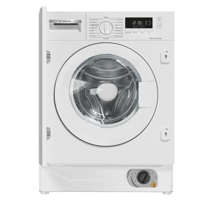 Bosch WKD28260GB Capacity 8kg/5kg, 1400 rpm, Time delay / time remaining, White door