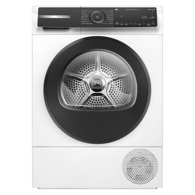 Bosch WQH246D9GB Capacity 9kg, Heat Pump, SelfCleaning Condenser, Speed Perfect, Bed Linen, Hygiene 