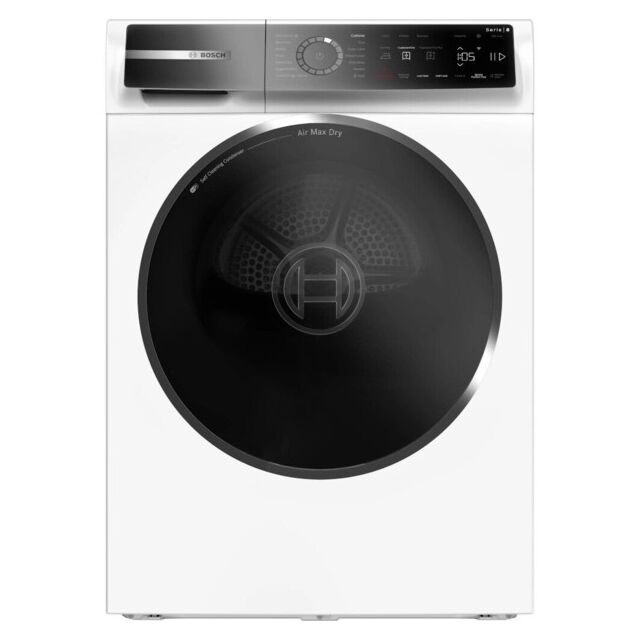 Bosch WRB247C9GB Capacity 9kg, Heat Pump dryer, Air Max Dry, AutoDry, Speed Perfect, Home Connect, L