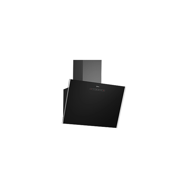 Neff D63IDK1S0B 60cm, Angled Chimney Hood, Touch Control, LED Lights. Standard Recirculation Kit: Z5