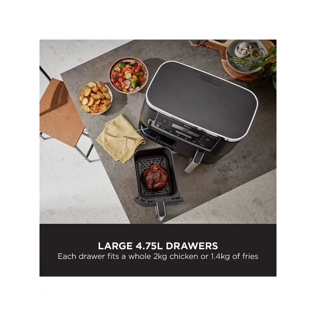 Ninja AF451UK Foodi MAX Air Fryer with Smart Cook System  - Black