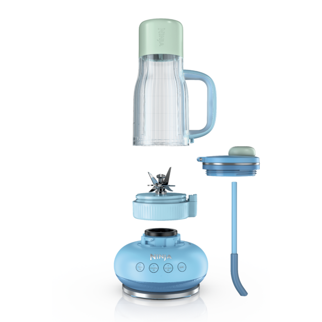 Ninja DB351UKBL BlendBoss Tumbler Blender Blue Raspberry