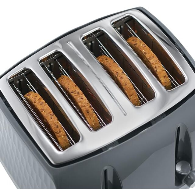 Russell Hobbs 26073 Honeycomb 4 Slice Toaster