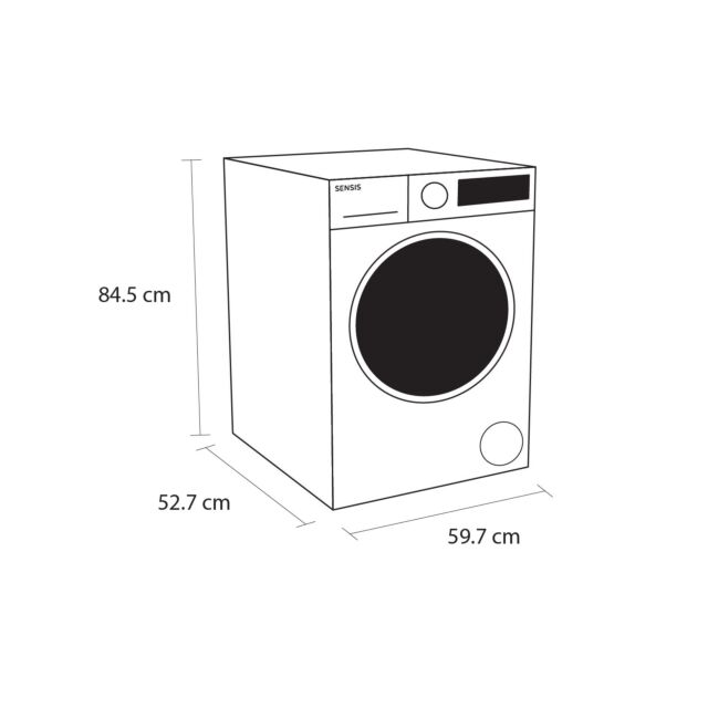 Sensis WDF018514AW 8Kg/5Kg 1400 Spin Washer Dryer - White 