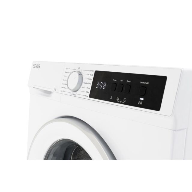 Sensis WMF01914AW 9kg 1400 Spin Washing Machine - White