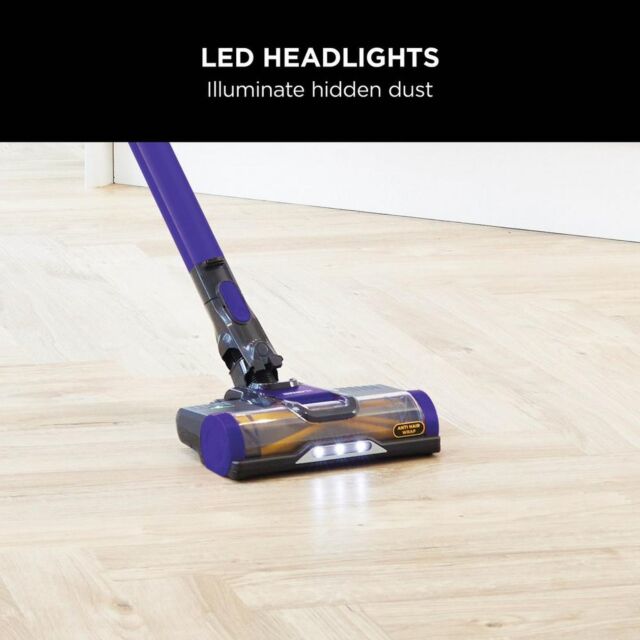 Shark IZ202UKT Cordless Stick Vacuum Cleaner - Pet Model - 40 Minutes Run Time - Purple