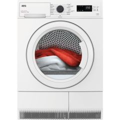 AEG TXH508A2R 
Tumble Dryer. 5000 Series, Heat Pump Technology. Refresh, Denim, Sports, Mixed. 8Kg C