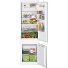 Bosch KIV87NSE0G 54.1cm 70/30 Built In Fridge Freezer - White