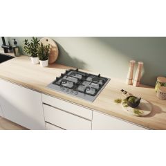 Bosch PGP6B5K90 60cm Gas Hob - Stainless steel