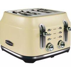Rangemaster RMCL4S201CM 4 Slice Toaster - Matte Cream