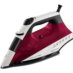 Russell Hobbs RH2252 2400W Auto Steam Non Stick Soleplate Iron White/Pink